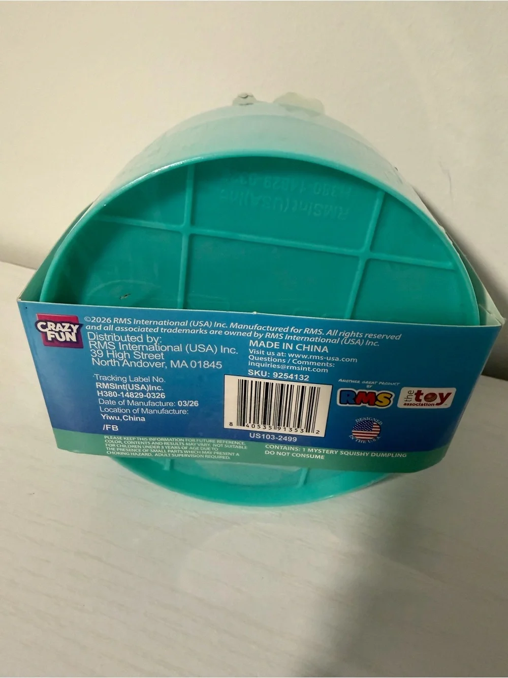 RMS Crazy Fun SHARK EDITION Surf Mystery Dumpling Bun🦈 🩵~ Blue ~ NEW & SEALED